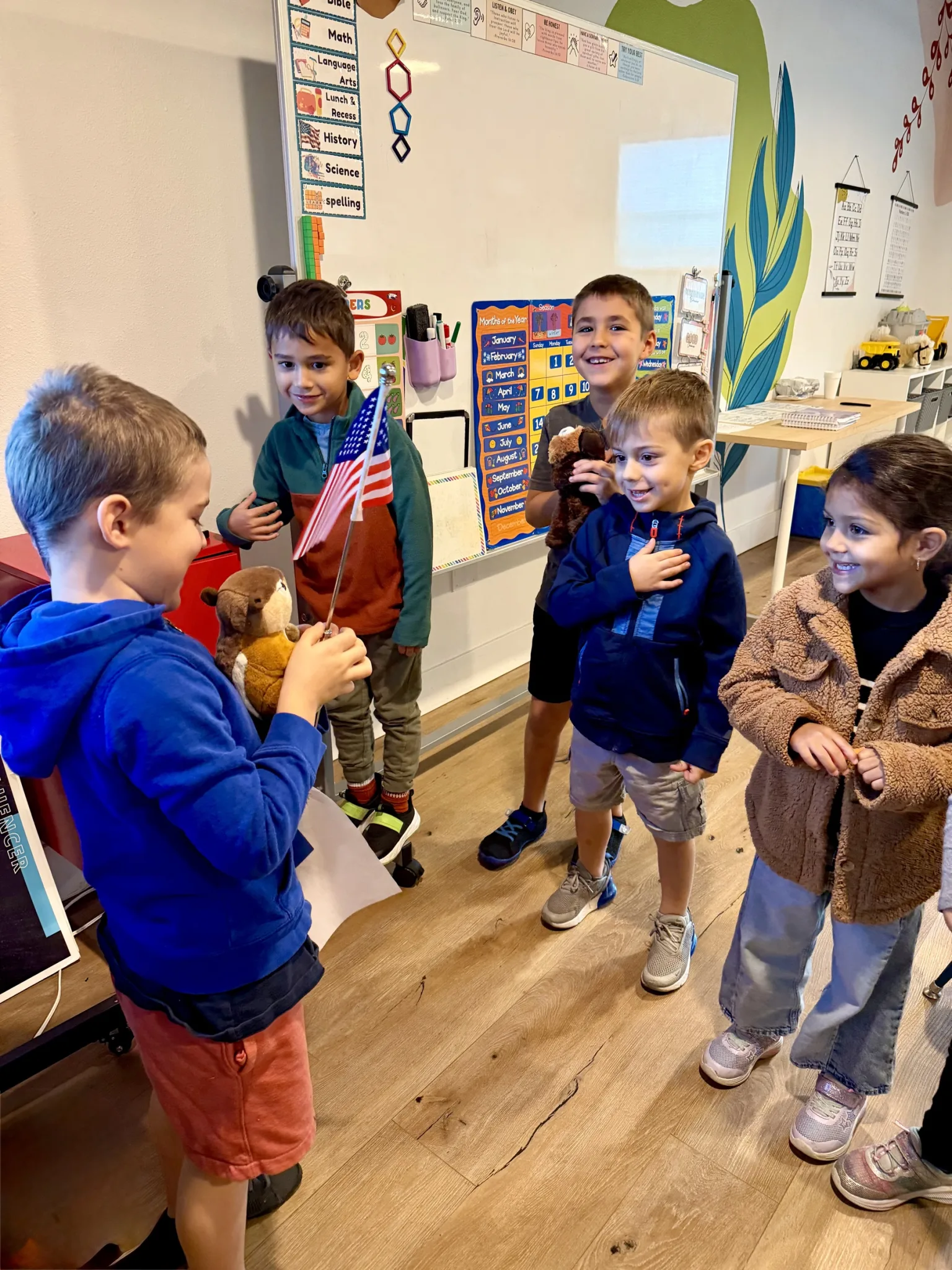 ROC Academy students gathered for a character-building pledge moment